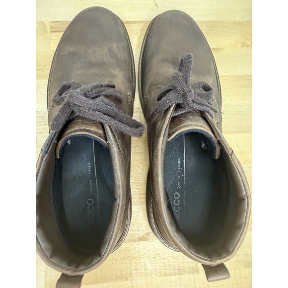 ECCO Men\'s Gore-Tex Waterproof Brown‎ Leather Chukka Boots EUR 45 US 11-11.5 main image 15